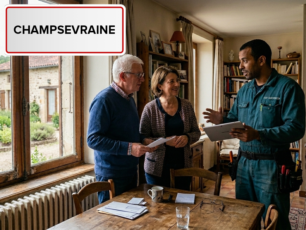 Installation de pompe à chaleur à Champsevraine (52500) en Haute-Marne