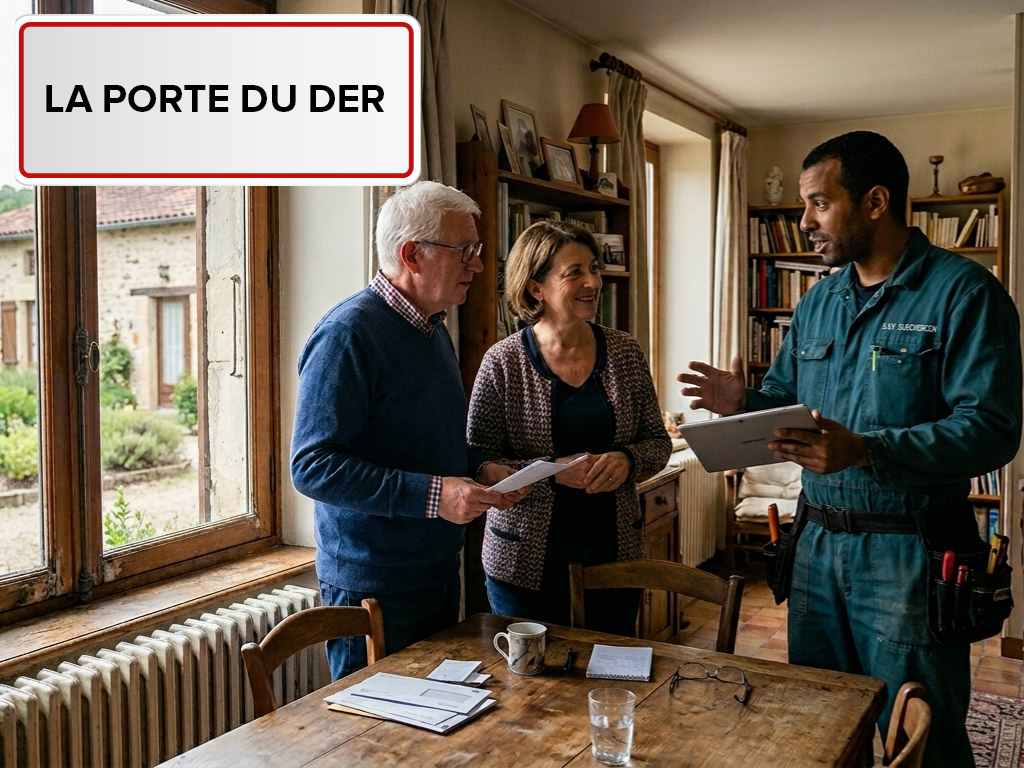 Installation de pompe à chaleur à La Porte du Der (52220) en Haute-Marne