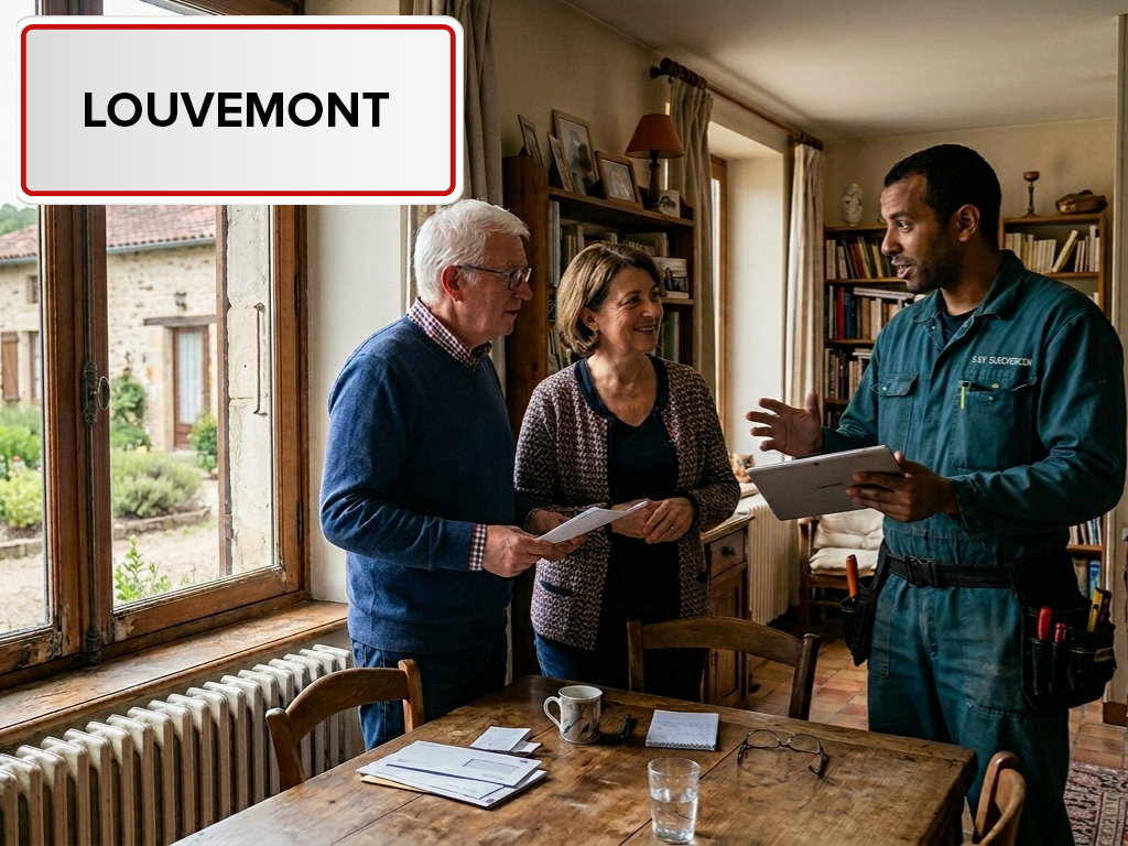Installation de pompe à chaleur à Louvemont (52130) en Haute-Marne