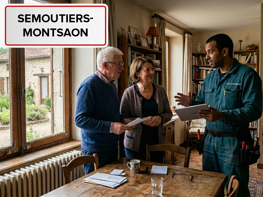 Installation de pompe à chaleur à Semoutiers-Montsaon (52000) en Haute-Marne